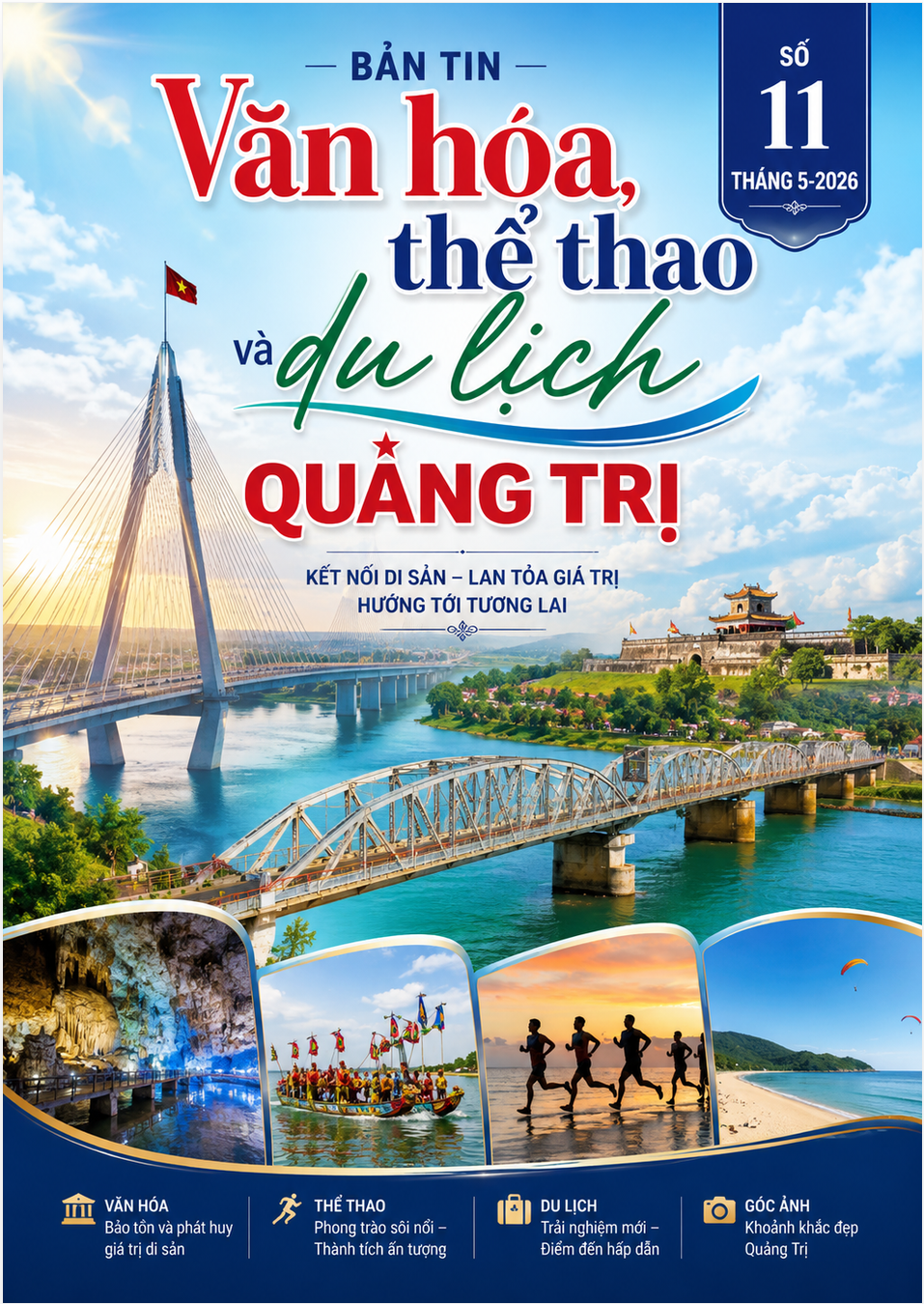 Bản tin Văn hóa, thể thao và du lịch Quảng Trị - Số 11 - Tháng 5-2026